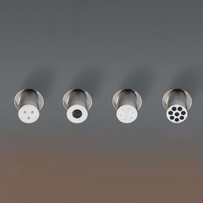 CEA Design FREE IDEAS Верхний душ, полувстраиваемый, потолочный, 1 режим, Aerated small jets, Delrin®, цвет: нержавеющая сталь