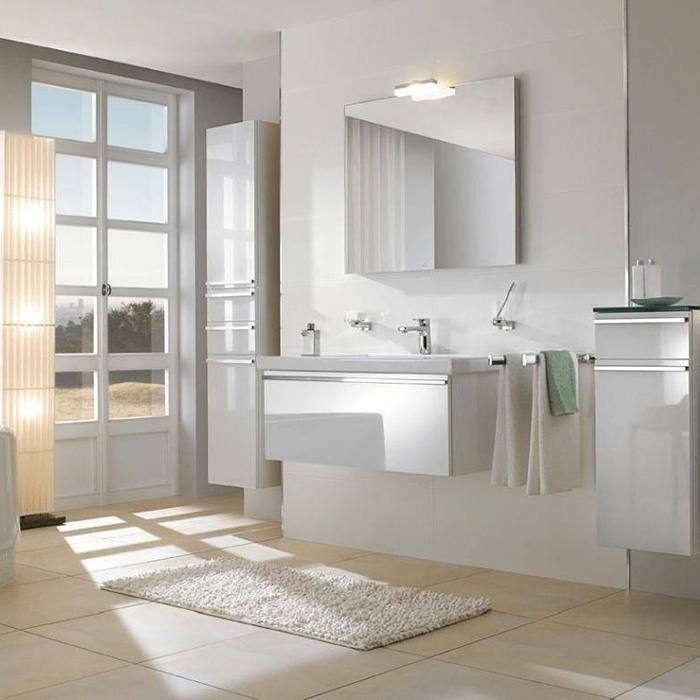 Villeroy&Boch Metric Art Раковина 100х55 см, 1 отв., прямоугольная, без перелива, с антигрязевым покрытием CeramicPlus, цвет: белый