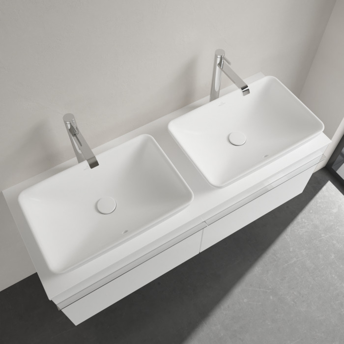 Villeroy&Boch Venticello Раковина 55x36см., без отв., накладная, цвет: альпийский белый