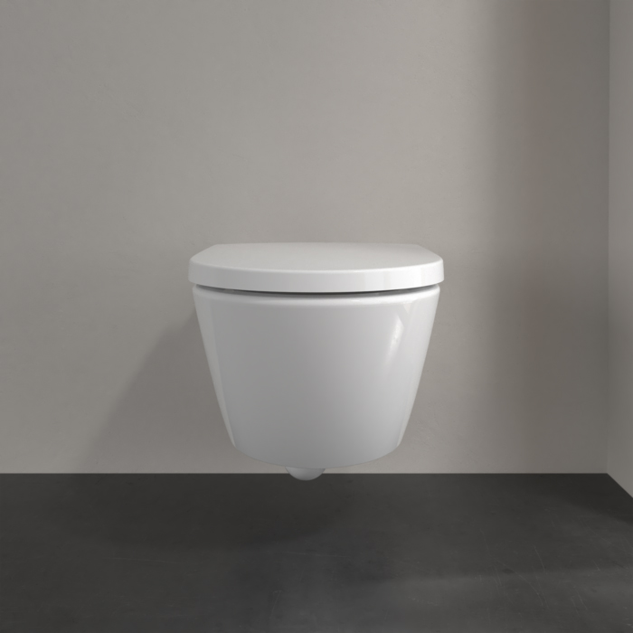 Villeroy&Boch Subway 3.0 Унитаз 37х56х36см., подвесной, TwistFlush, AntiBac, CeramicPlus, цвет: альпийский белый
