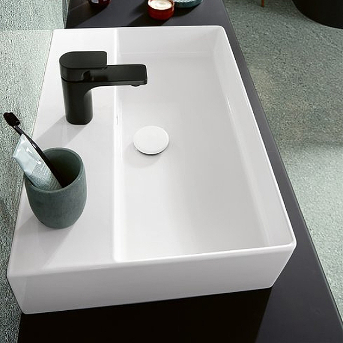 Villeroy&Boch Universal Донный клапан для раковины, незапираемый, с решеткой, без перелива, цвет альпийский белый
