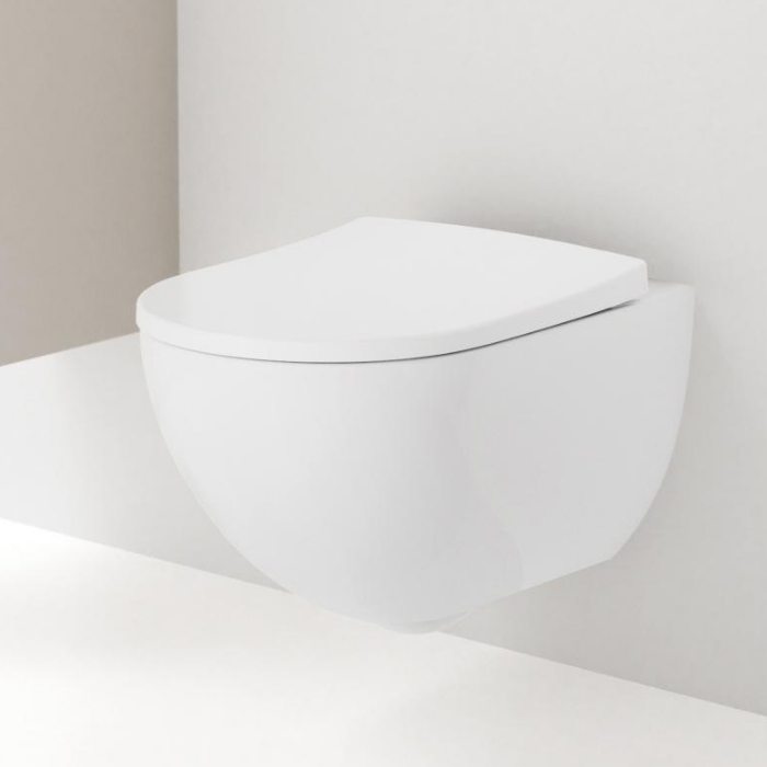 Geberit Acanto Крышка-сиденье для унитаза, с микролифтом, цвет: белый