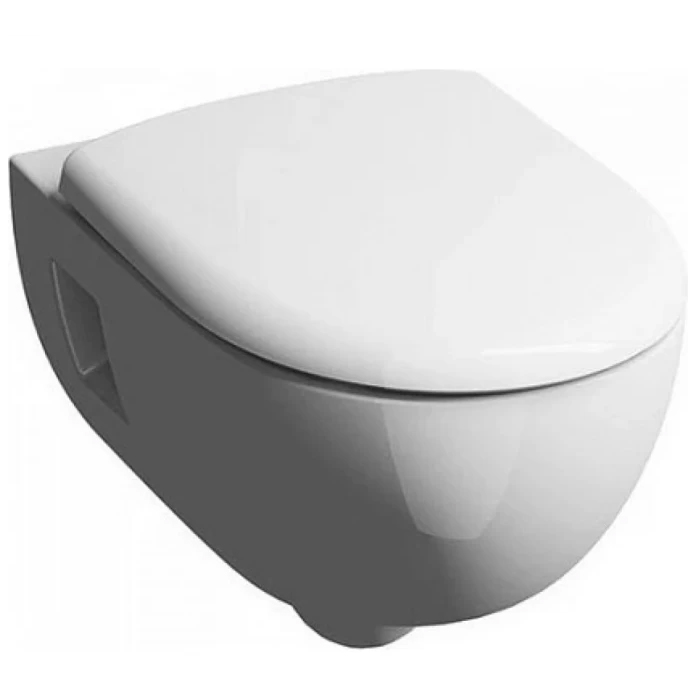 Geberit Renova Nr.1 Premium Унитаз 35.5х53см., подвесной, безободковый, цвет: белый