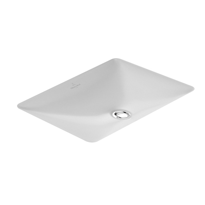 Villeroy&Boch Loop&Friends Раковина 61.5x38см., без отв., под столешницу, с переливом, цвет: альпийский белый