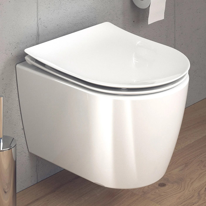 Duravit Soleil by Starck Унитаз 37x48 см, подвесной, безободковый, Weiß Hochglanz, HyG, цвет: белый