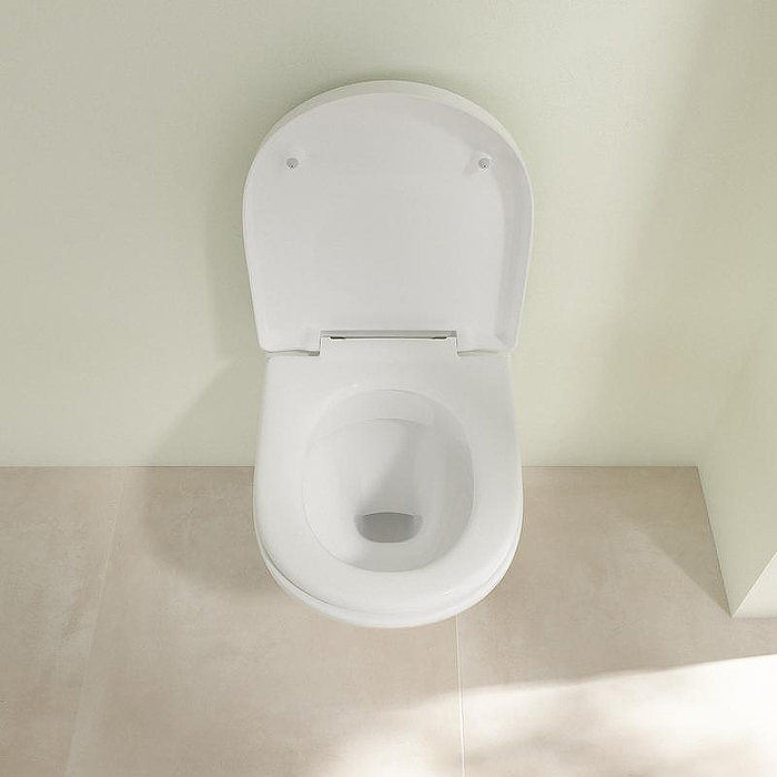 Villeroy&Boch O.novo Унитаз подвесной 36x49 см, безободковый, цвет: белый