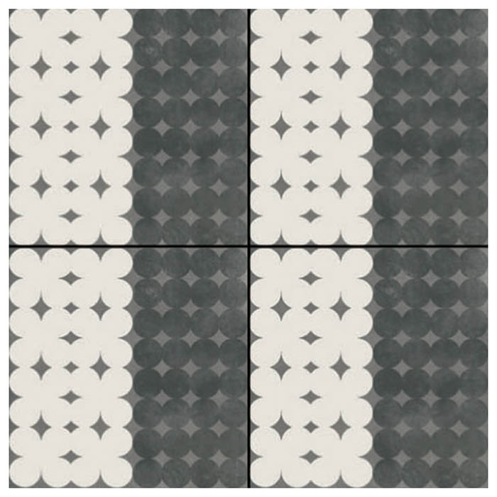 Mutina Azulej Керамогранит 20x20см, универсальный, глазурованный, цвет: trevo nero