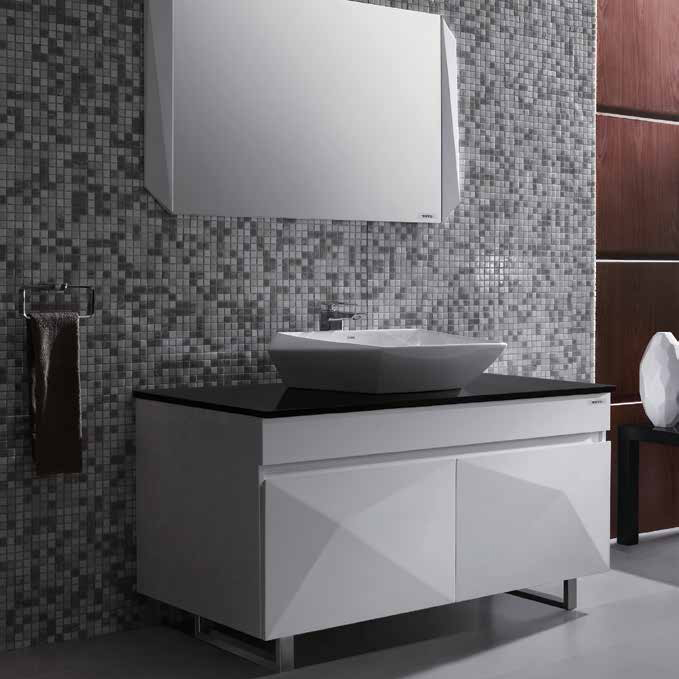 TOTO Jewelhex Раковина 60.7x48.3x21.1 см, без отв., накладная, цвет: белый