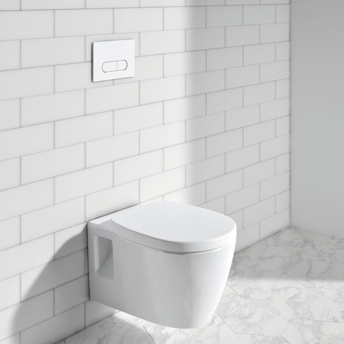 Ideal Standard Prosys Oleas M1 Механическая панель смыва, двойной смыв, цвет: белый
