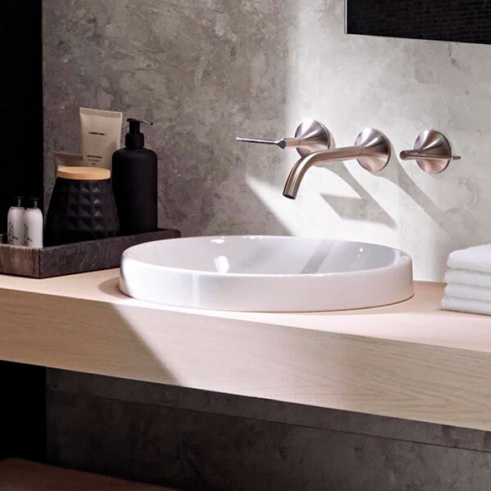 Geberit VariForm Раковина 55х40см., встраиваемая сверху, без отв., цвет: белый