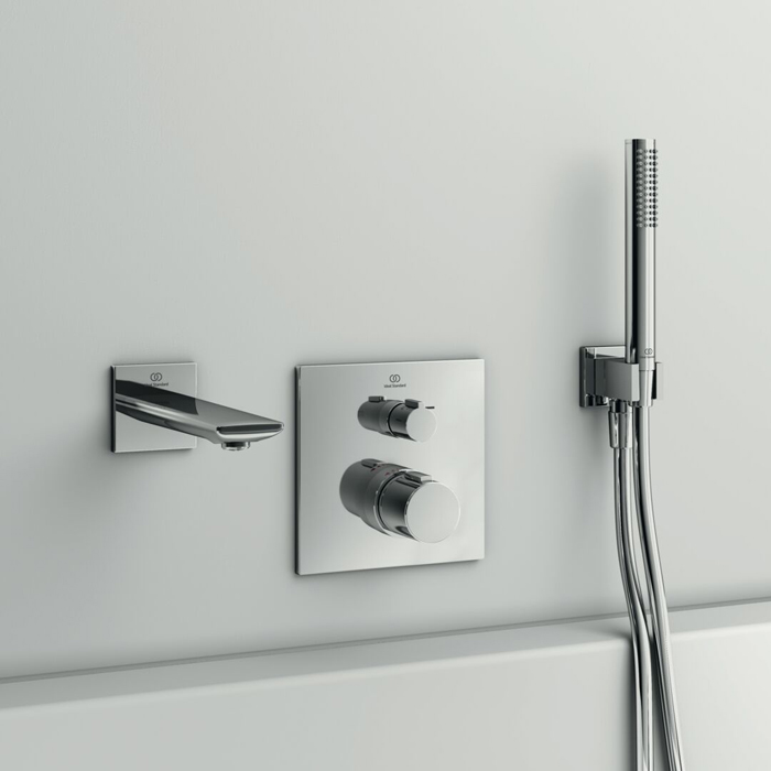 Ideal Standard Ceratherm C100 Смеситель для душа, встраиваемый, термостатический, для монтажа с комплектом EASY-BOX A1000NU, цвет: хром