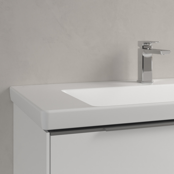 Villeroy&Boch Subway 3.0 Раковина 100х47х16.5см., 1 отв., подвесная, CeramicPlus, без перелива, цвет: белый камень