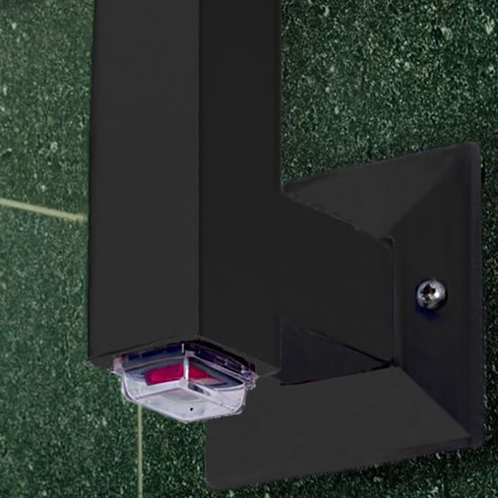 Neoinox Quadro Полотенцесушитель 120x53см, электрический, box, цвет: черный матовый