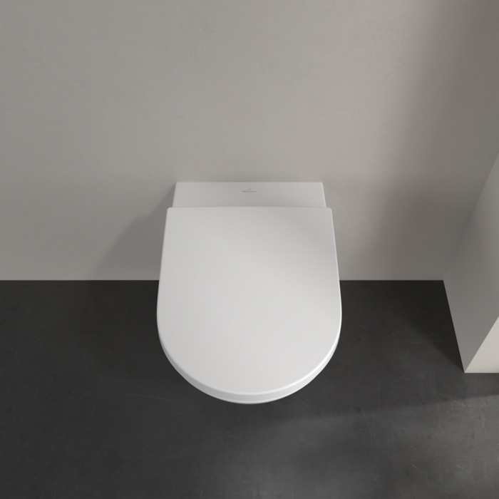 Villeroy&Boch Subway 3.0 Унитаз 37х56х36см., подвесной, TwistFlush, с антигрязевым покрытием CeramicPlus, цвет: альпийский белый