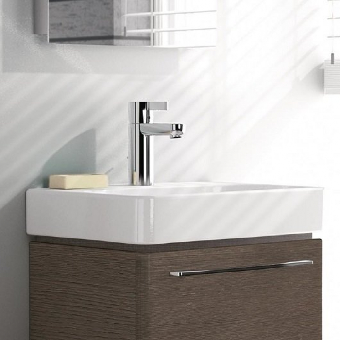 Geberit Smyle Square Раковина 45x36см., подвесная, 1 отв., цвет: белый