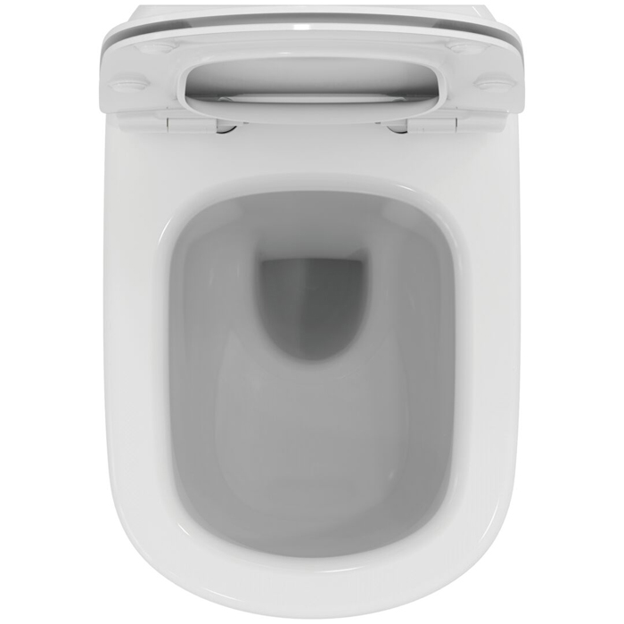 Ideal Standard Idealmood Унитаз подвесной 53.5х36.5см., , AquaBlade® ,с сиденьем и крышкой, цвет: белый