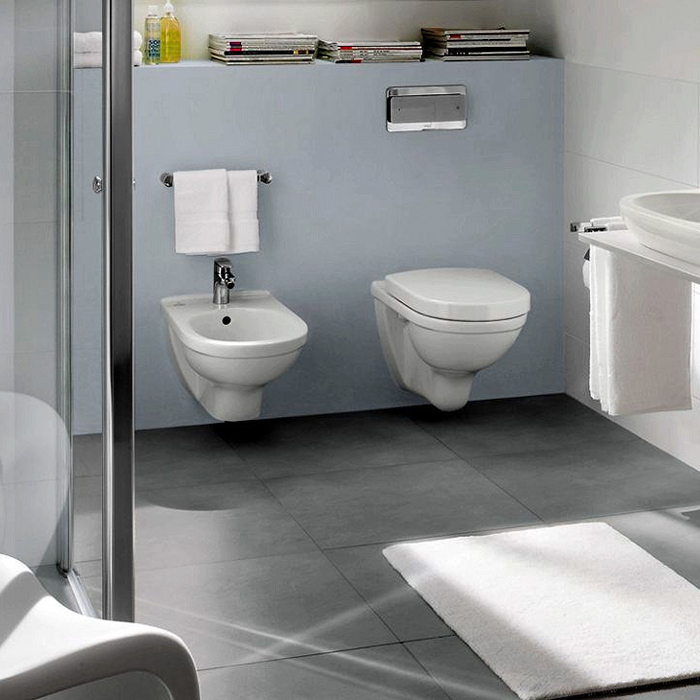Villeroy&Boch O.novo Унитаз подвесной 36x56 см, с вертикальным смывом, цвет: белый