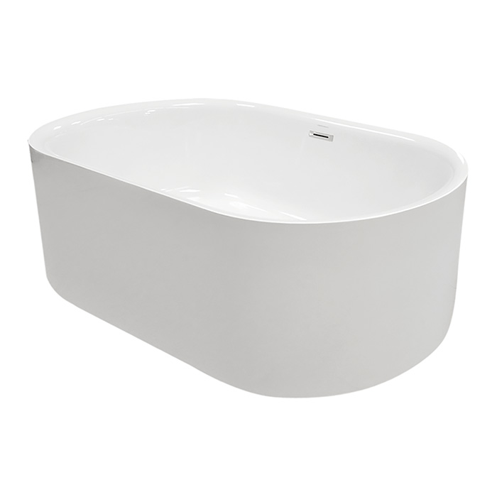 Kerasan Nolita Ванна 145x78x58см., отдельностоящая, click-clack, цвет: белый