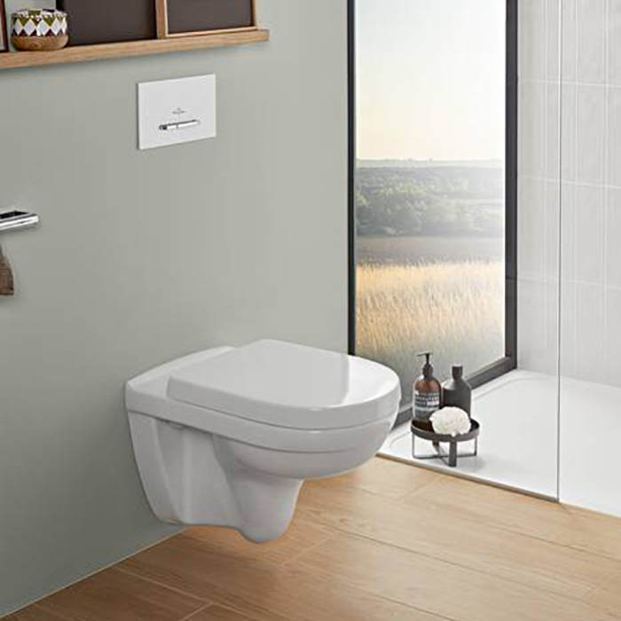 Villeroy&Boch O.novo Сиденье, с крышкой для унитаза, цвет: альпийский белый