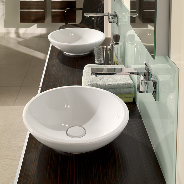 Villeroy&Boch Loop Friends Раковина 48 см, без отв., без перелива, с антигрязевым покрытием CeramicPlus, цвет: белый