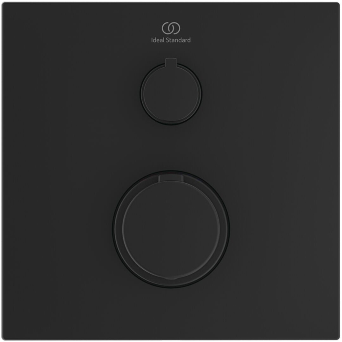 Ideal Standard Ceratherm C100 Смеситель для душа, встраиваемый, термостатический, для монтажа с комплектом EASY-BOX A1000NU, цвет: черный матовый