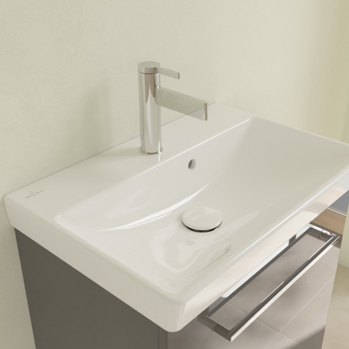 Villeroy&Boch Avento Раковина 55х37 см, 1 отв., с переливом, цвет: белый