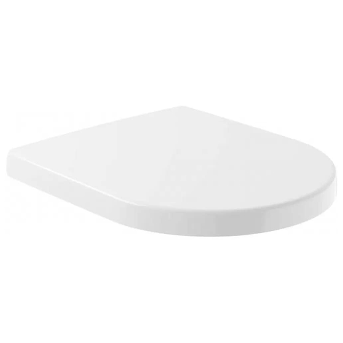 Villeroy&Boch Avento Сиденье с крышкой для унитаза, с микролифтом, нерж. сталь, цвет: альпийский белый