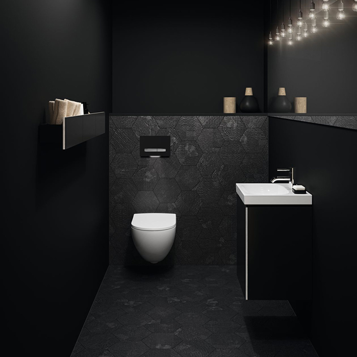 Geberit Acanto Унитаз 35х41см., подвесной, безободковый, цвет: белый