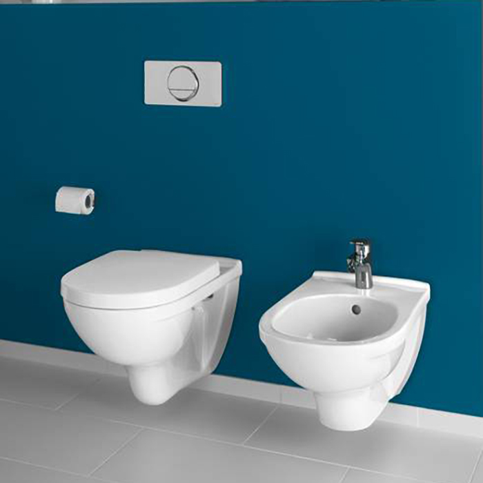 Villeroy&Boch O.novo Унитаз подвесной 36x56 см, безободковый, цвет: белый
