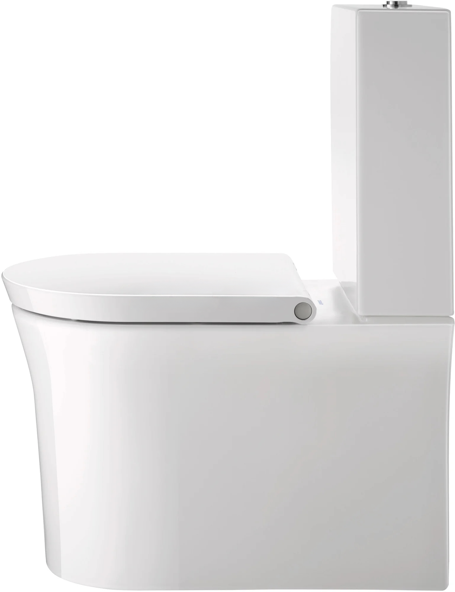 Duravit White Tulip Сиденье с крышкой для унитаза, Softclose, петли хром, цвет: белый