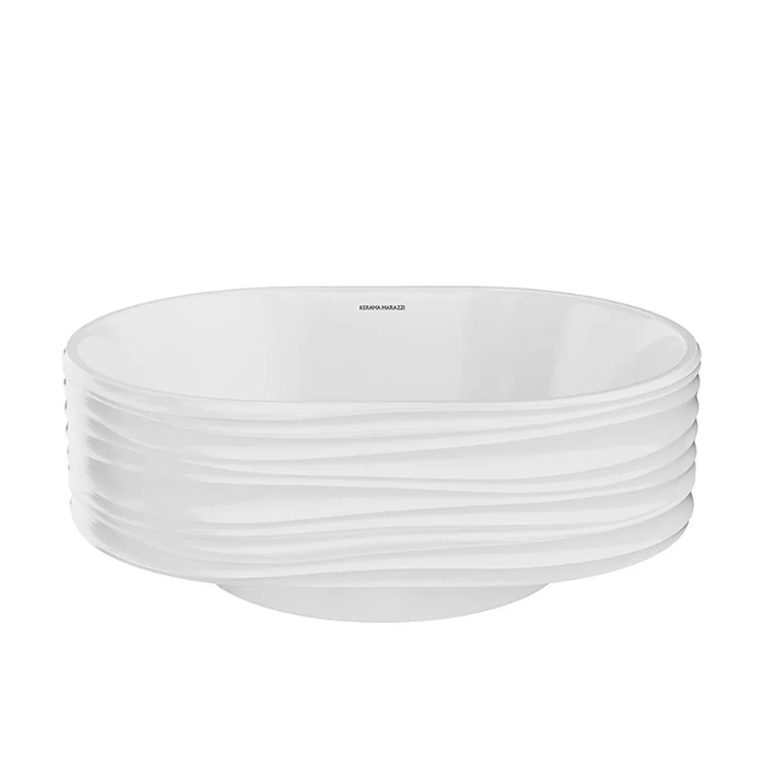Kerama Marazzi ArtBasin Sabbia Раковина накладная 50.5х36.6см., без отв., цвет: белый глянцевый
