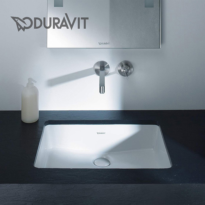 Duravit Starck 3 Раковина 49x36.5см, встраиваемая снизу, без отверстий, цвет: белый