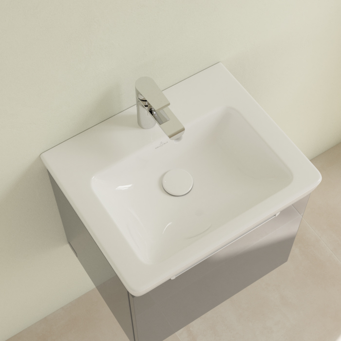 Villeroy&Boch Subway 2.0 Раковина 50х40 см, 1 отв., с переливом, цвет: белый