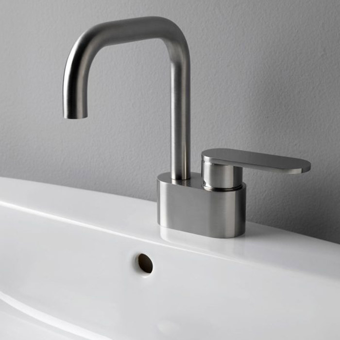 Flaminia X1 Смеситель для раковины, на 1 отв., цвет: сталь