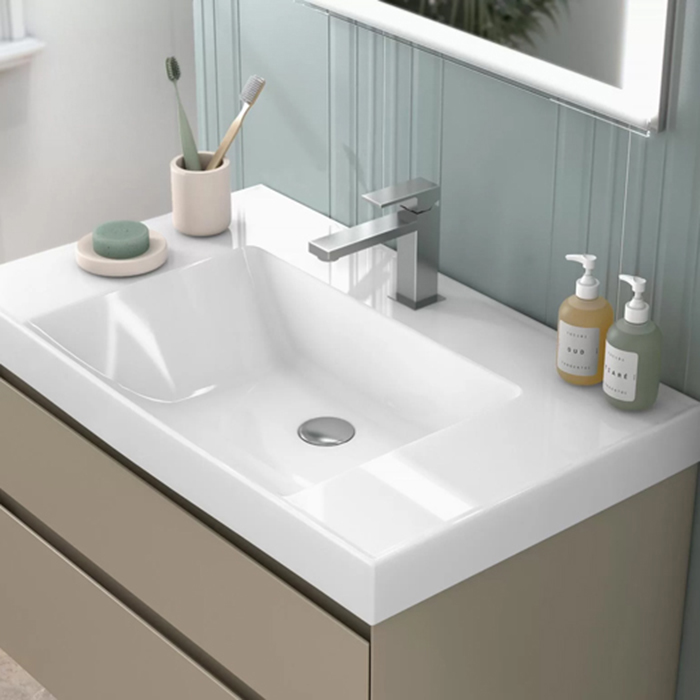 Kerama Marazzi Cubo Тумба 77.8х47х47.5см., подвесная, с ящиками, цвет: лимо матовый