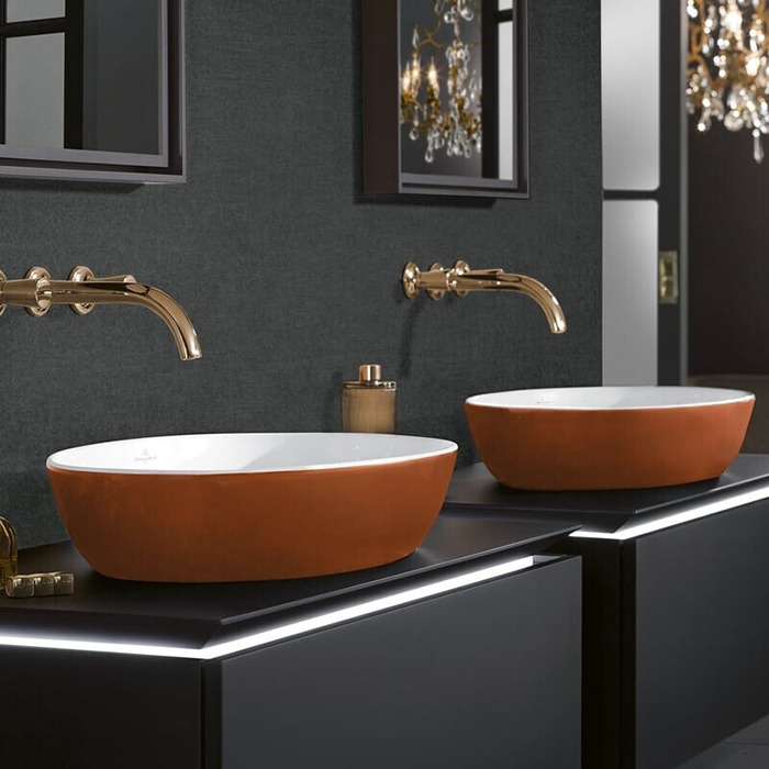 Villeroy&Boch Artis Раковина 43x43x13см., накладная, цвет: Rust