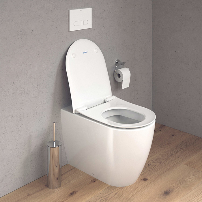 Duravit Soleil by Starck Унитаз 37x60 см, напольный, безободковый, слив универсальный, Weiß Hochglanz, HyG, цвет: белый