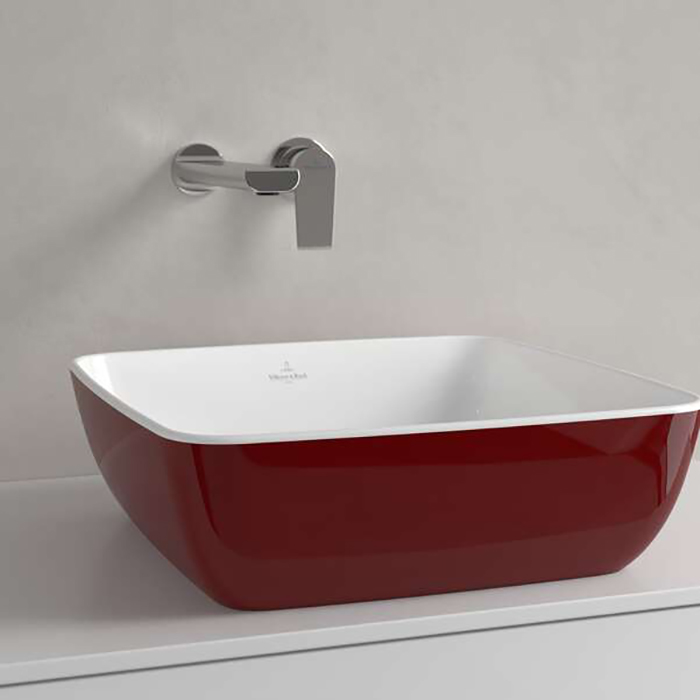 Villeroy&Boch Artis Раковина 41x41x13см., накладная, цвет: Bordeaux