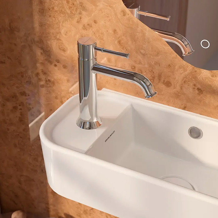Kerama Marazzi Elegance Раковина 51x23см., подвесная, 1 отв., левосторонняя, цвет: белый глянцевый