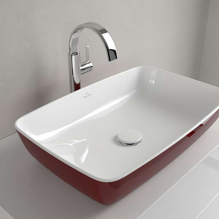 Villeroy&Boch Artis Раковина 58x38.5x13см., накладная, цвет: Bordeaux