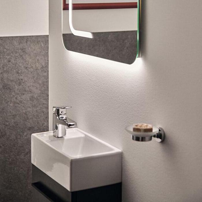 Ideal Standard i.life S Раковина 37x21xh12см, подвесная, с 1 отверстием, Sx, без перелива, цвет: белый глянец