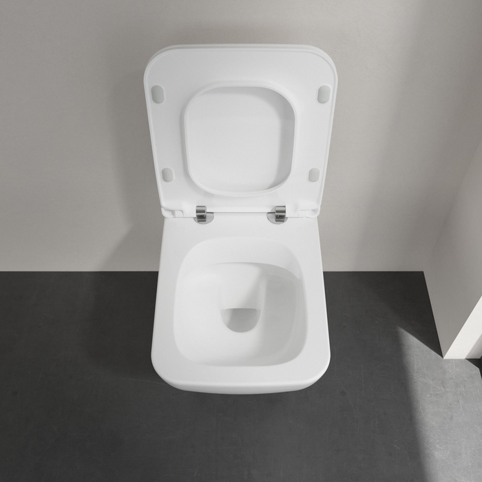 Villeroy&Boch Venticello Унитаз подвесной 37.5x56 см, безободковый, с антигрязевым покрытием CeramicPlus, цвет: белый