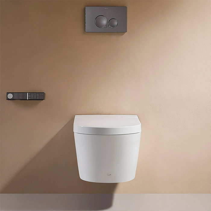 Arrow Pollux Унитаз Smart 34x60см, с функцией биде, подвесной, безободковый, цвет: белый
