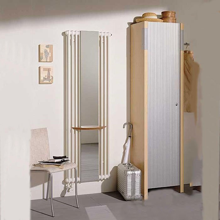 Zehnder Charleston Mirror CM 2180-16 Дизайн-радиатор 180x74 см. 1868 W, цвет: белый