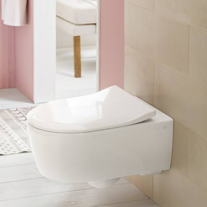 Villeroy&Boch Avento Унитаз подвесной 37.5x56 см, безободковый, цвет: белый