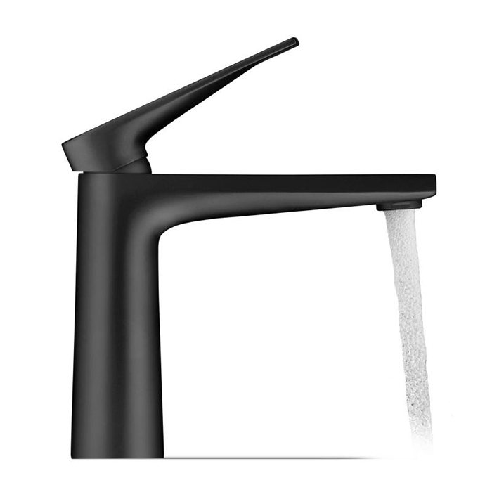 Duravit Tulum Смеситель для раковины, 1 отв., без донного клапана, цвет: черный матовый