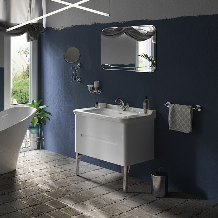 Kerasan Waldorf Зеркало без светильника 150x70см, с выключателем