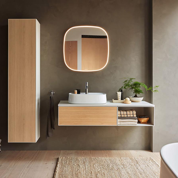 Duravit Zencha Раковина 42x42x14 см, накладная, 1 отв., цвет: белый глянцевый