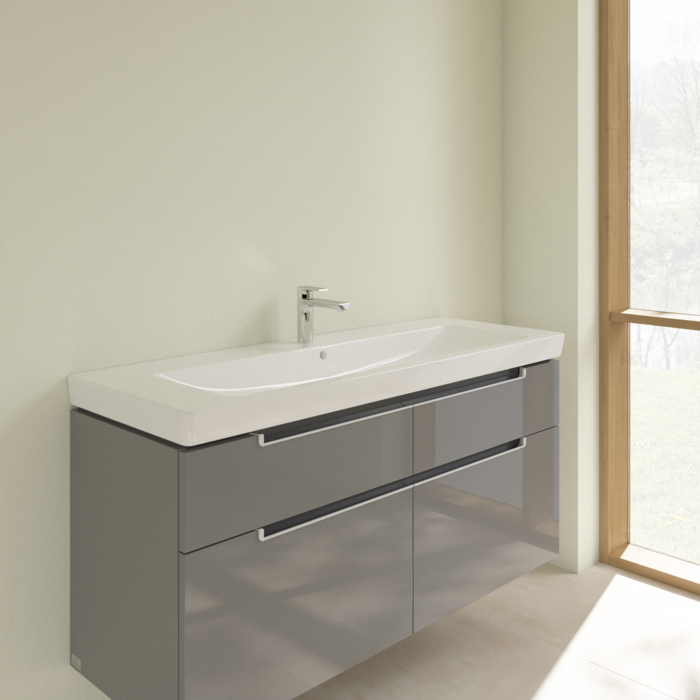 Villeroy&Boch Subway 2.0 Раковина 130х47 см, 1 отв., с переливом, цвет: белый