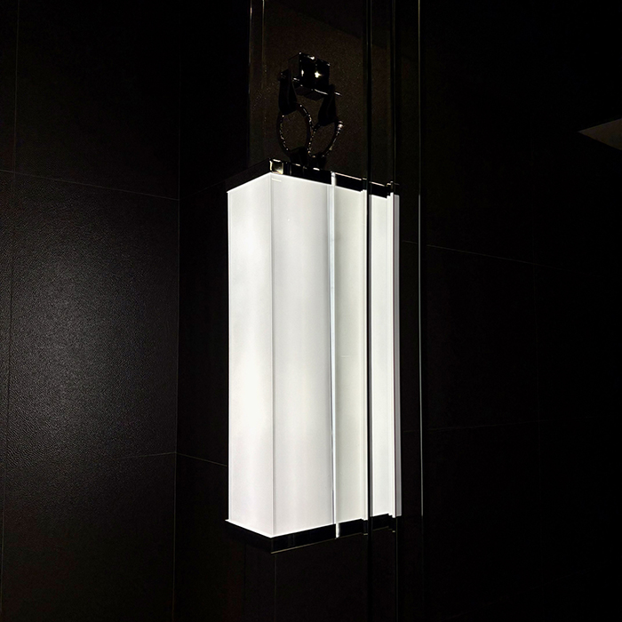 Oasis Lutetia Комплект мебели 180x56см, раковина, столешница мрамор Bianco Statuario, зеркало, бра, цвет: tortora